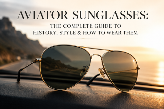 Aviator sunglasses complete guide history styles how to wear them UV400 South Africa