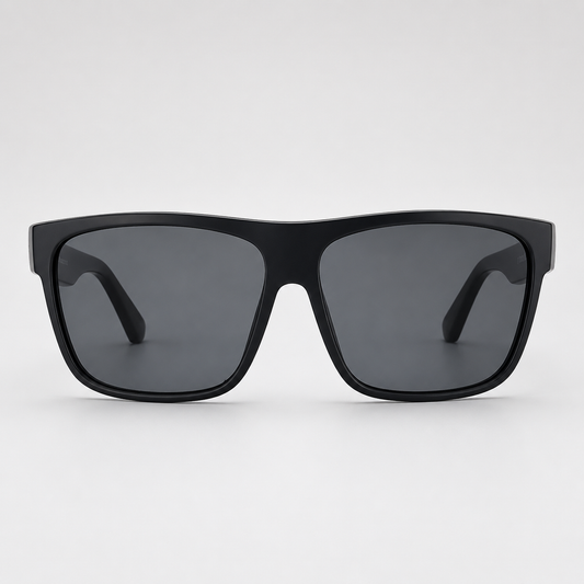 SAVION oversized geometric round sunglasses UV400 unisex SOLEYA