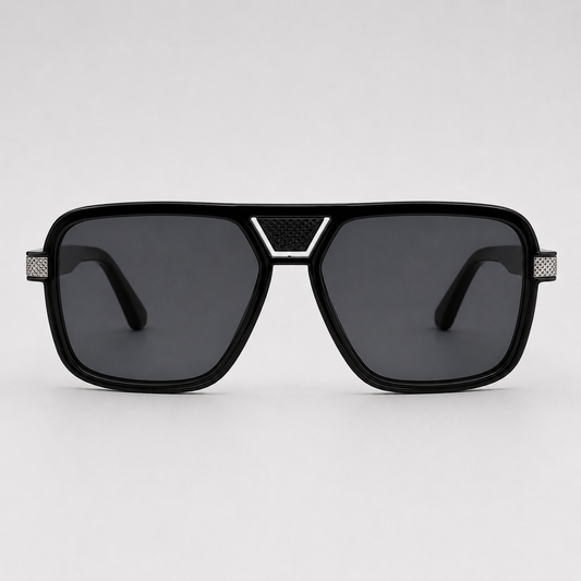DAGON hexagonal premium sunglasses UV400 luxury geometric SOLEYA